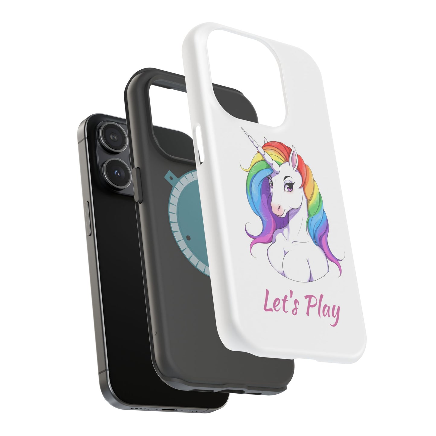 Colorful Unicorn Magnetic Tough Case - Let's Play Design