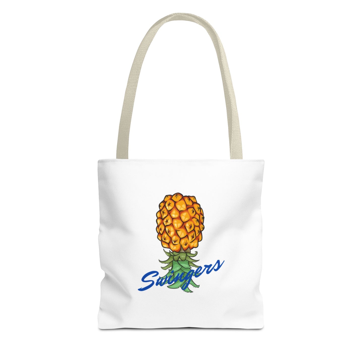 Swingers Pineapple Tote Bag - Fun Beach & Grocery Shopping Bag