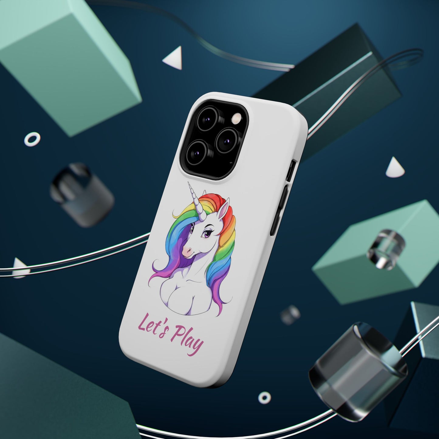 Colorful Unicorn Magnetic Tough Case - Let's Play Design