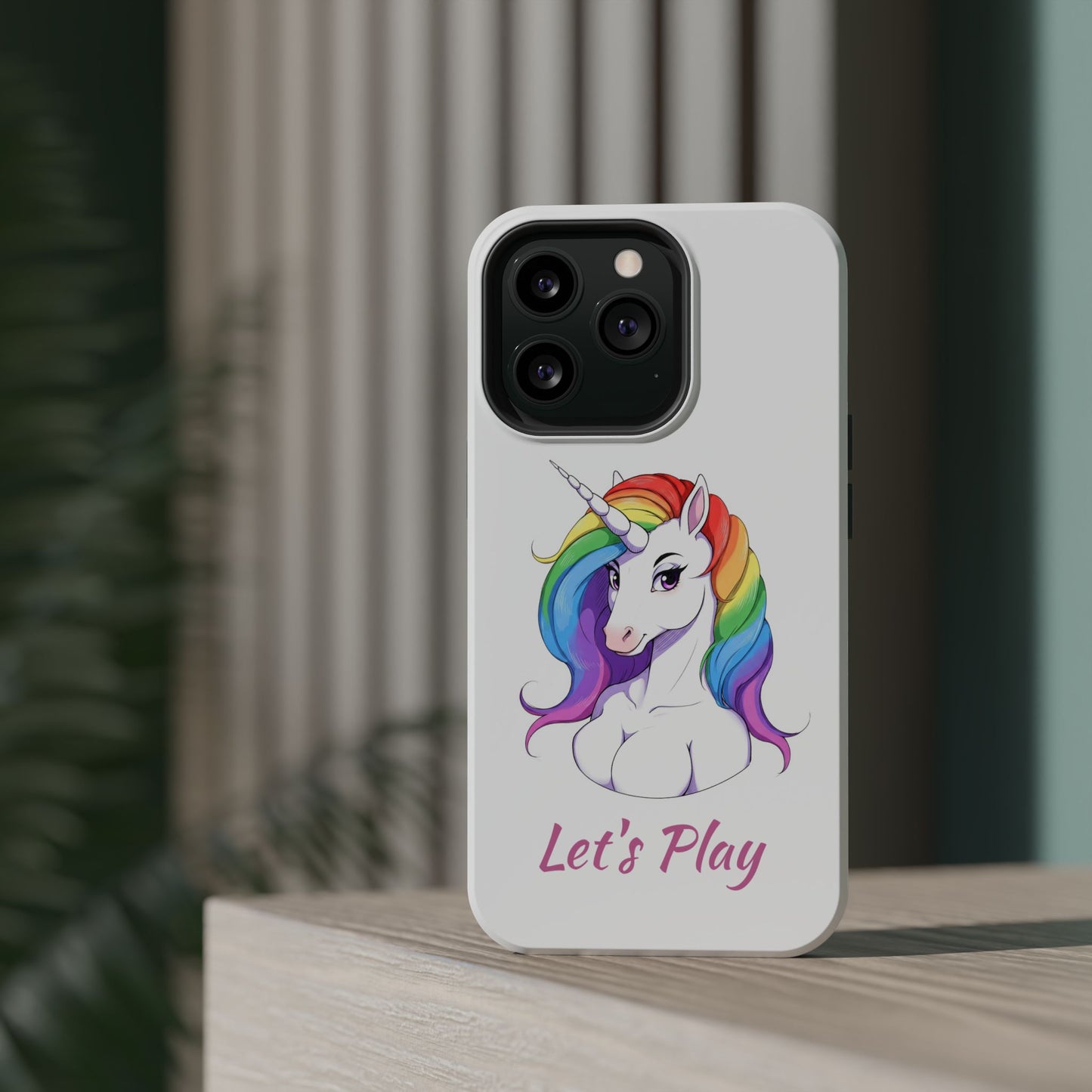 Colorful Unicorn Magnetic Tough Case - Let's Play Design