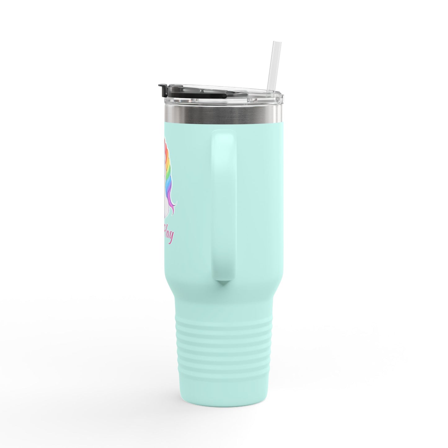 Let's Play Unicorn Insulated Travel Mug, 40oz
