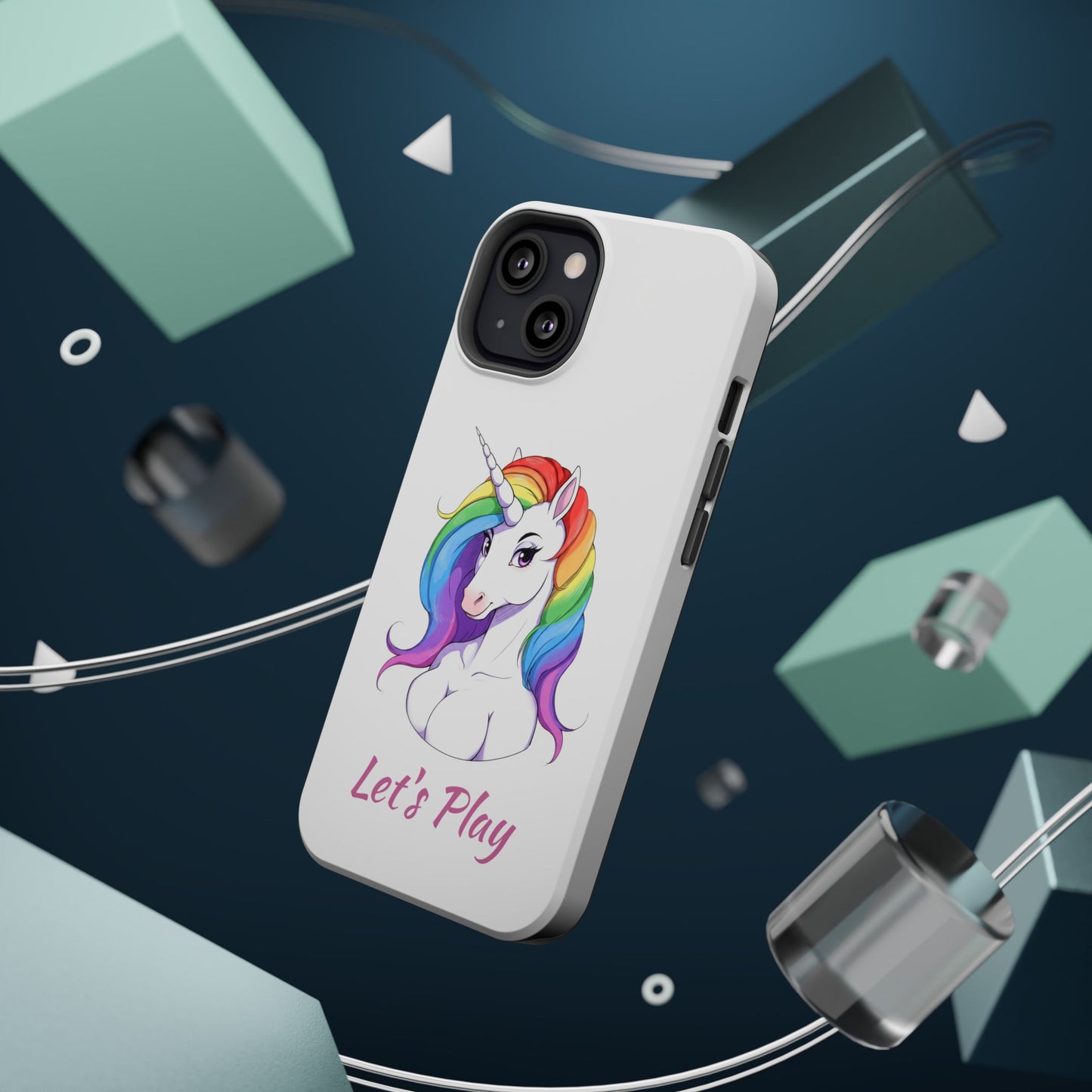 Colorful Unicorn Magnetic Tough Case - Let's Play Design