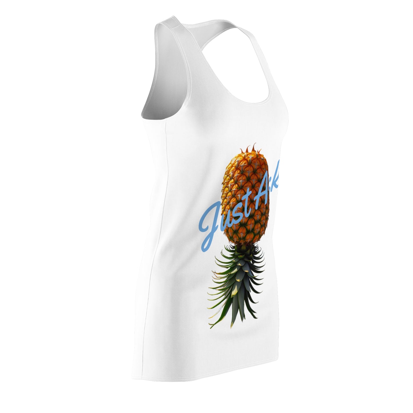 Women's Just Ask Cut & Sew Racerback Dress (AOP)