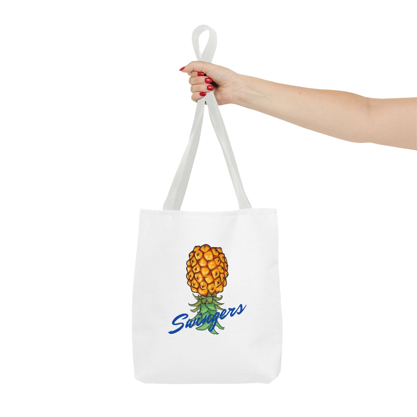 Swingers Pineapple Tote Bag - Fun Beach & Grocery Shopping Bag