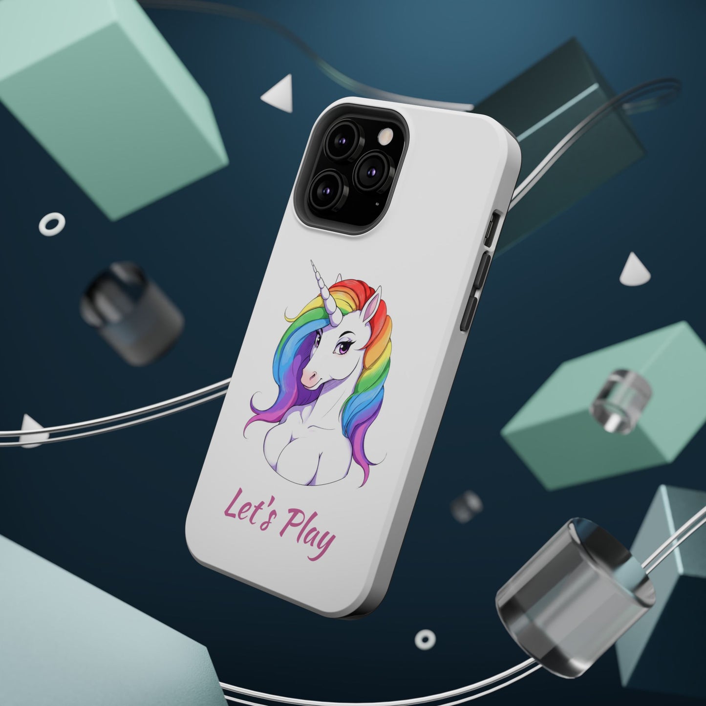 Colorful Unicorn Magnetic Tough Case - Let's Play Design