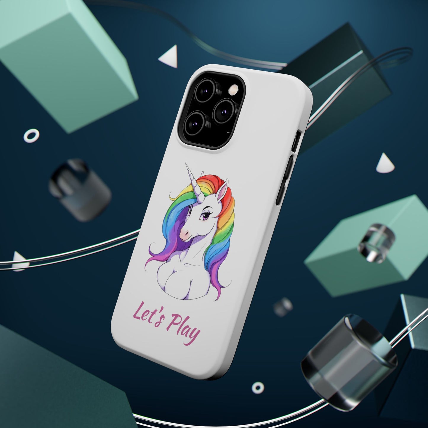 Colorful Unicorn Magnetic Tough Case - Let's Play Design