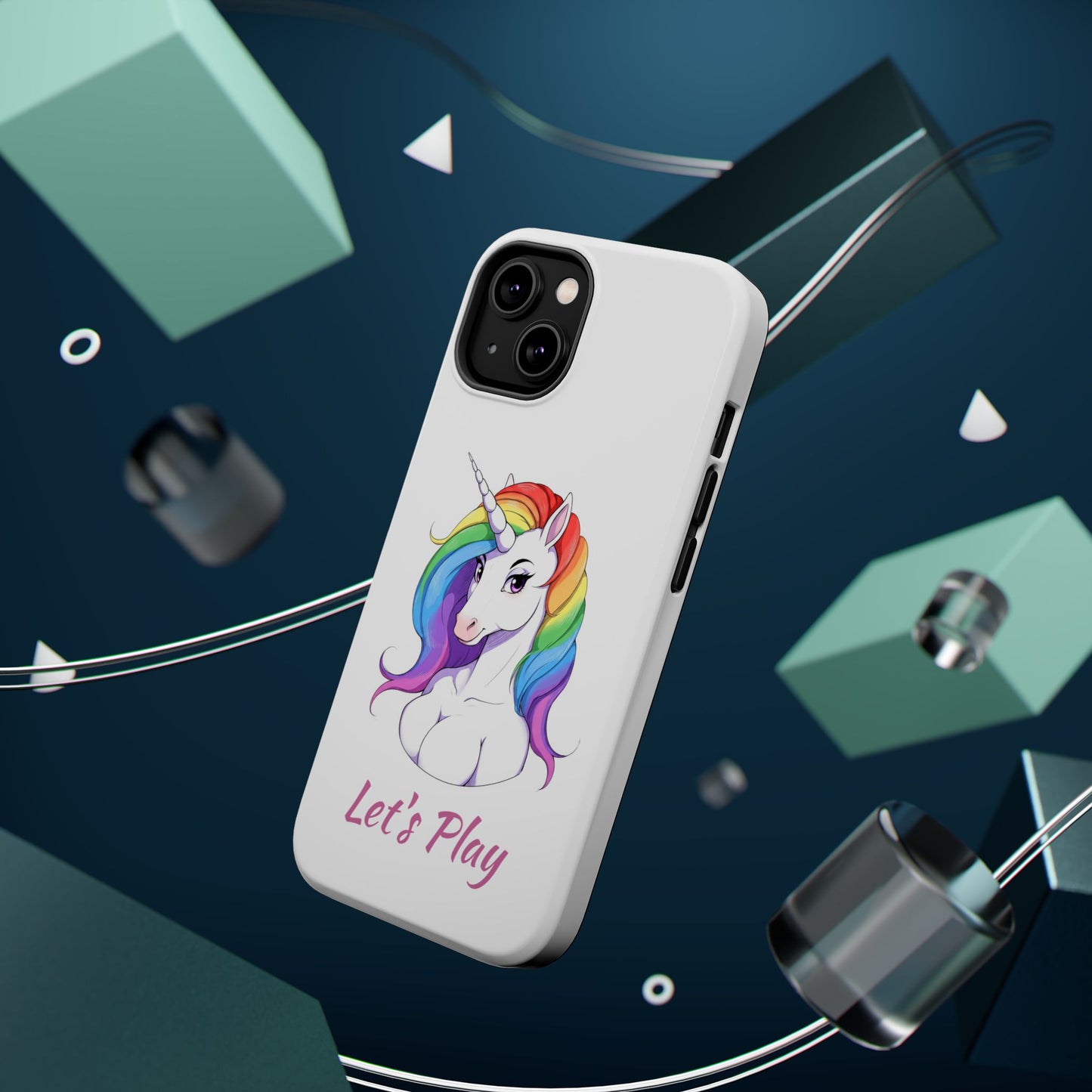 Colorful Unicorn Magnetic Tough Case - Let's Play Design