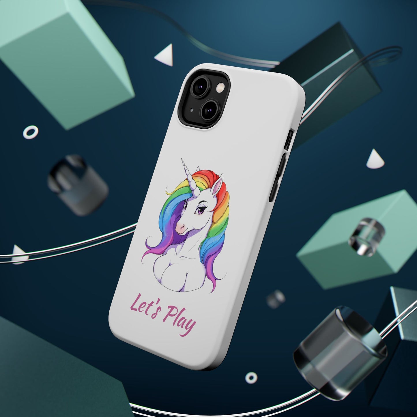 Colorful Unicorn Magnetic Tough Case - Let's Play Design