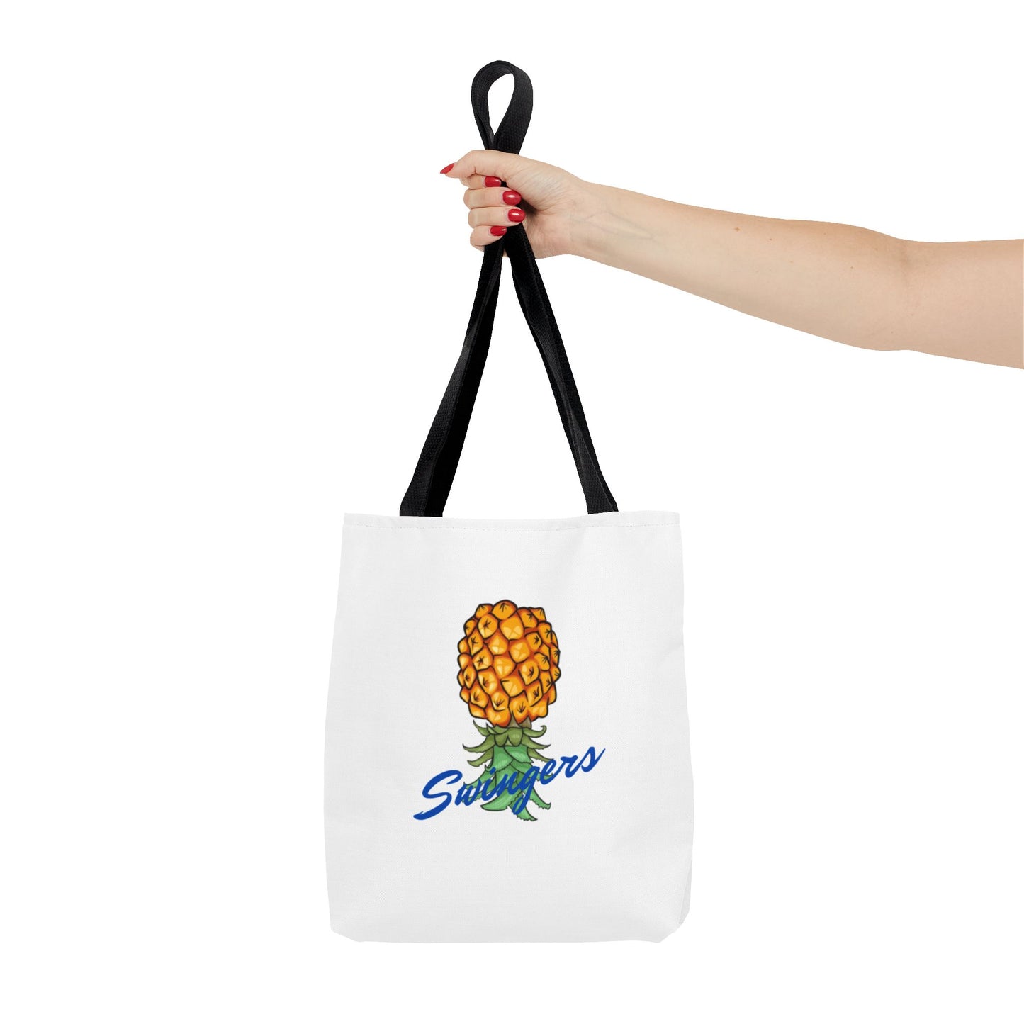 Swingers Pineapple Tote Bag - Fun Beach & Grocery Shopping Bag