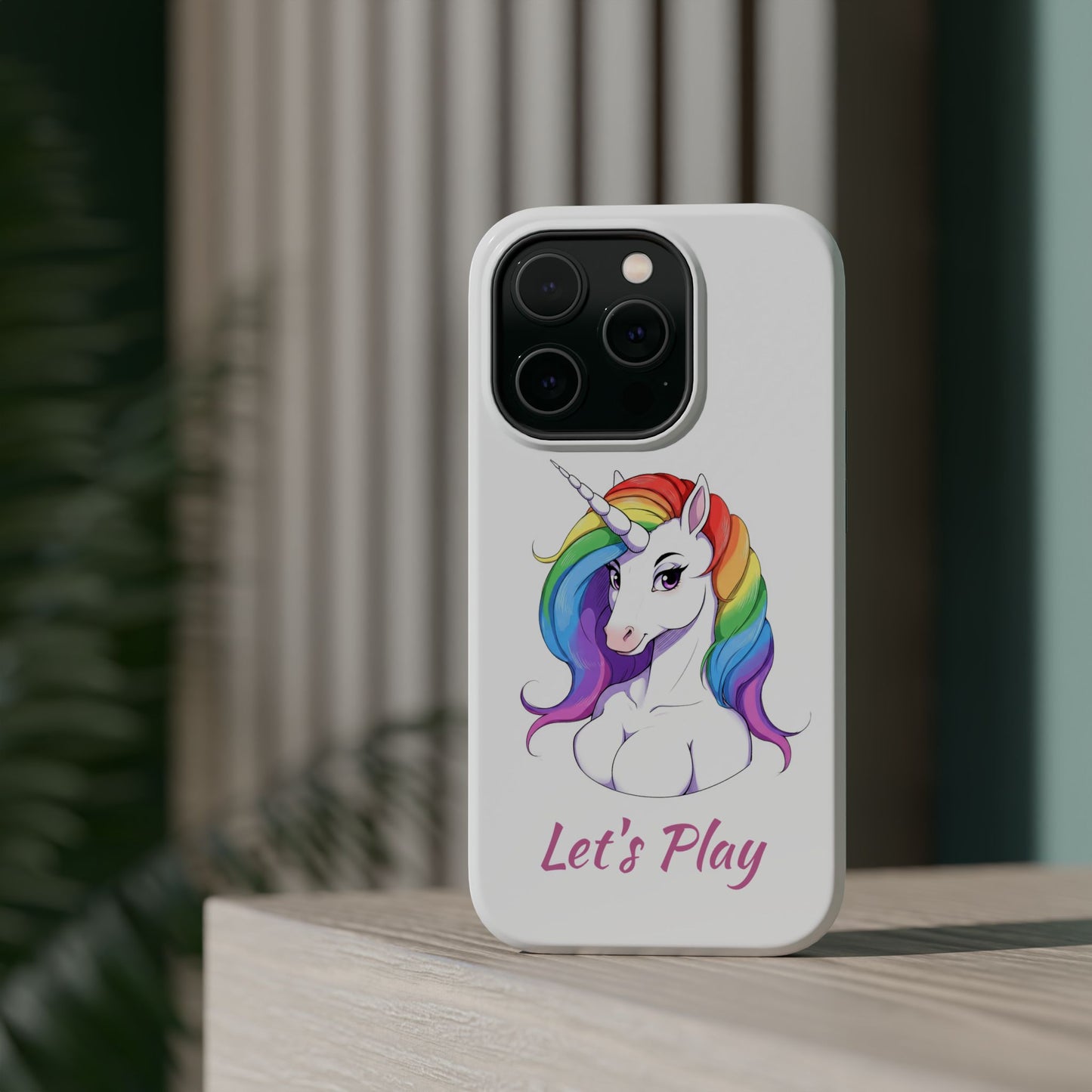 Colorful Unicorn Magnetic Tough Case - Let's Play Design