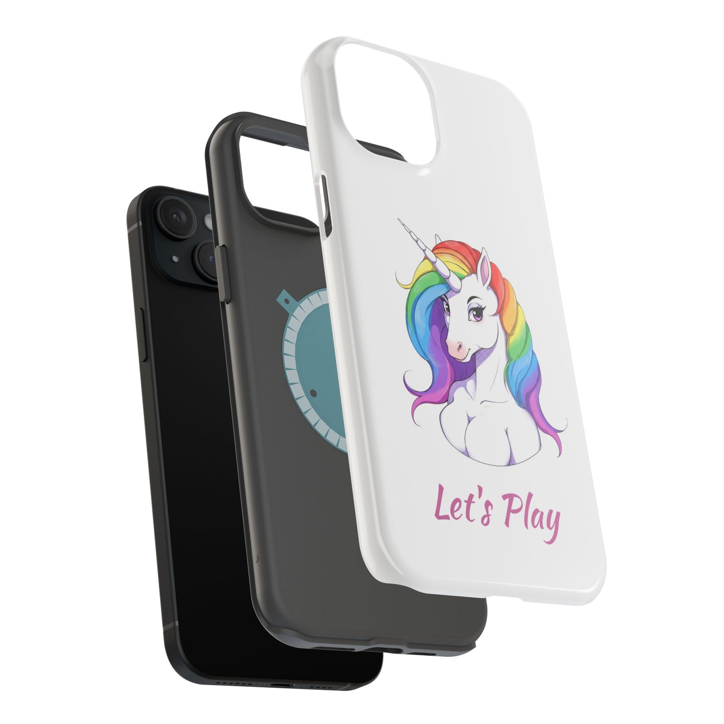 Colorful Unicorn Magnetic Tough Case - Let's Play Design
