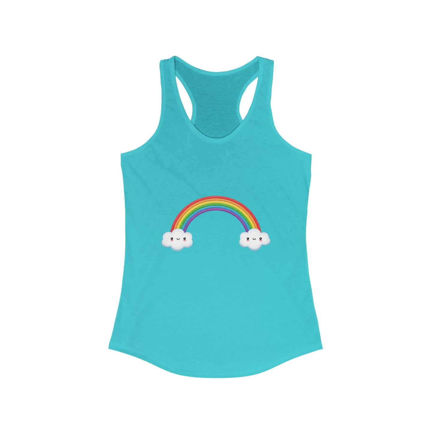 Happy Rainbow Women's Ideal Racerback Tank