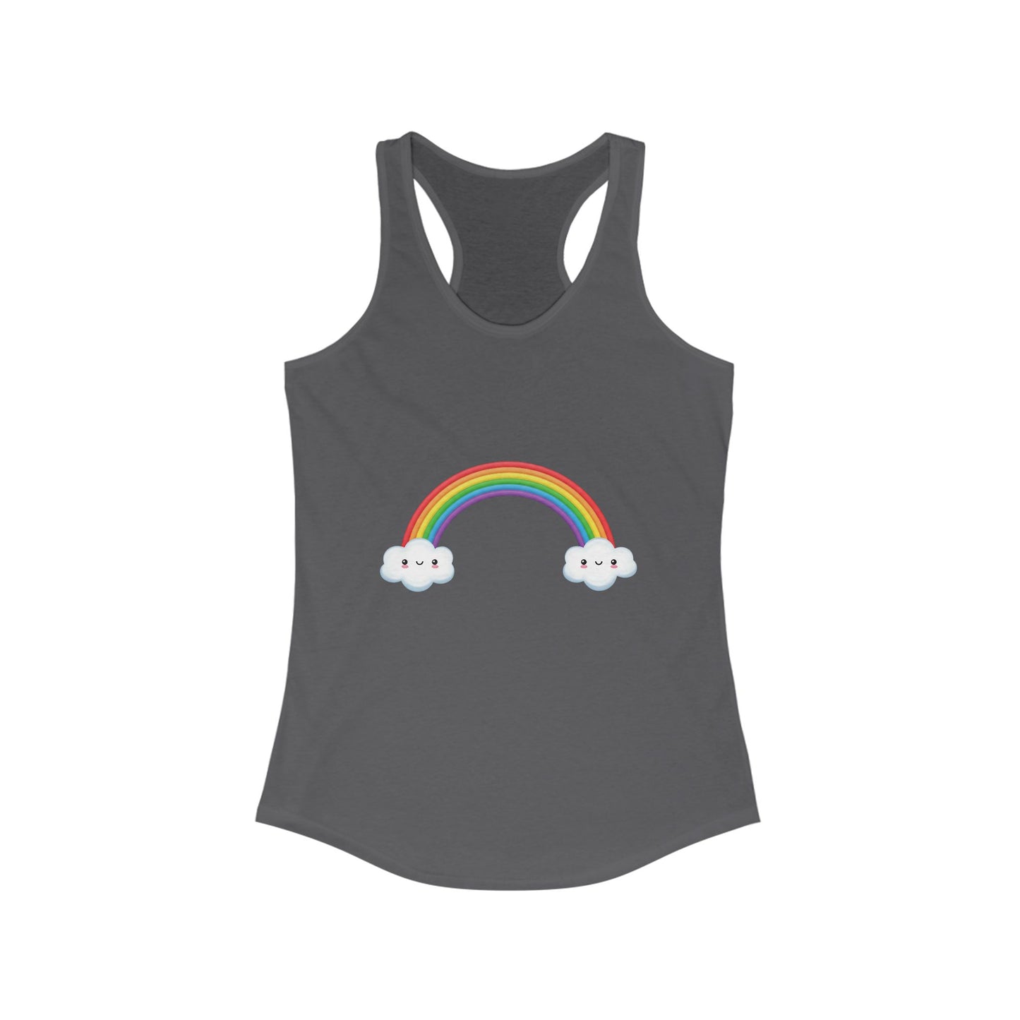 Happy Rainbow Women's Ideal Racerback Tank