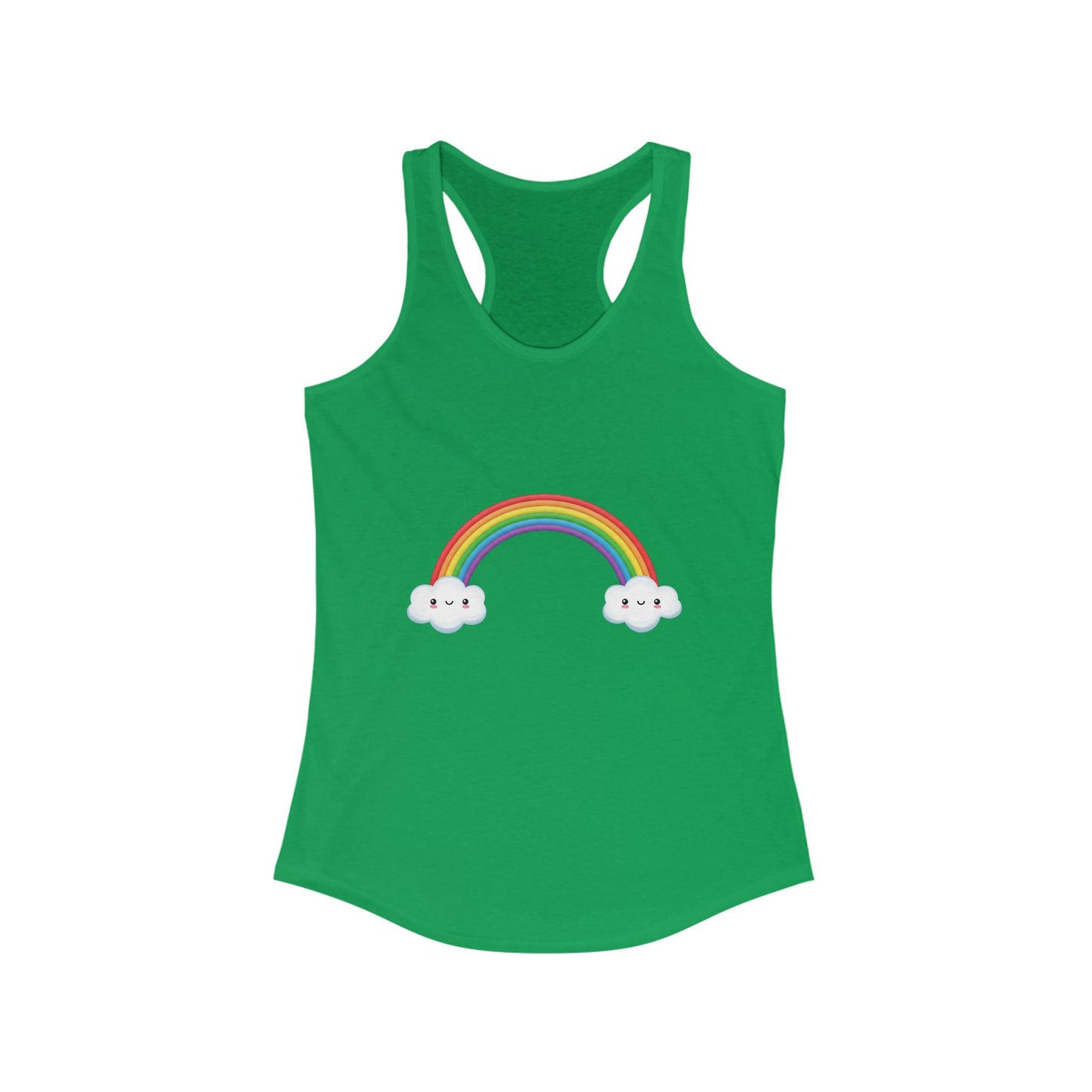 Happy Rainbow Women's Ideal Racerback Tank