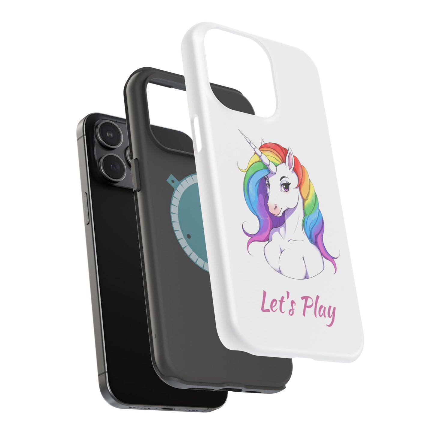 Colorful Unicorn Magnetic Tough Case - Let's Play Design
