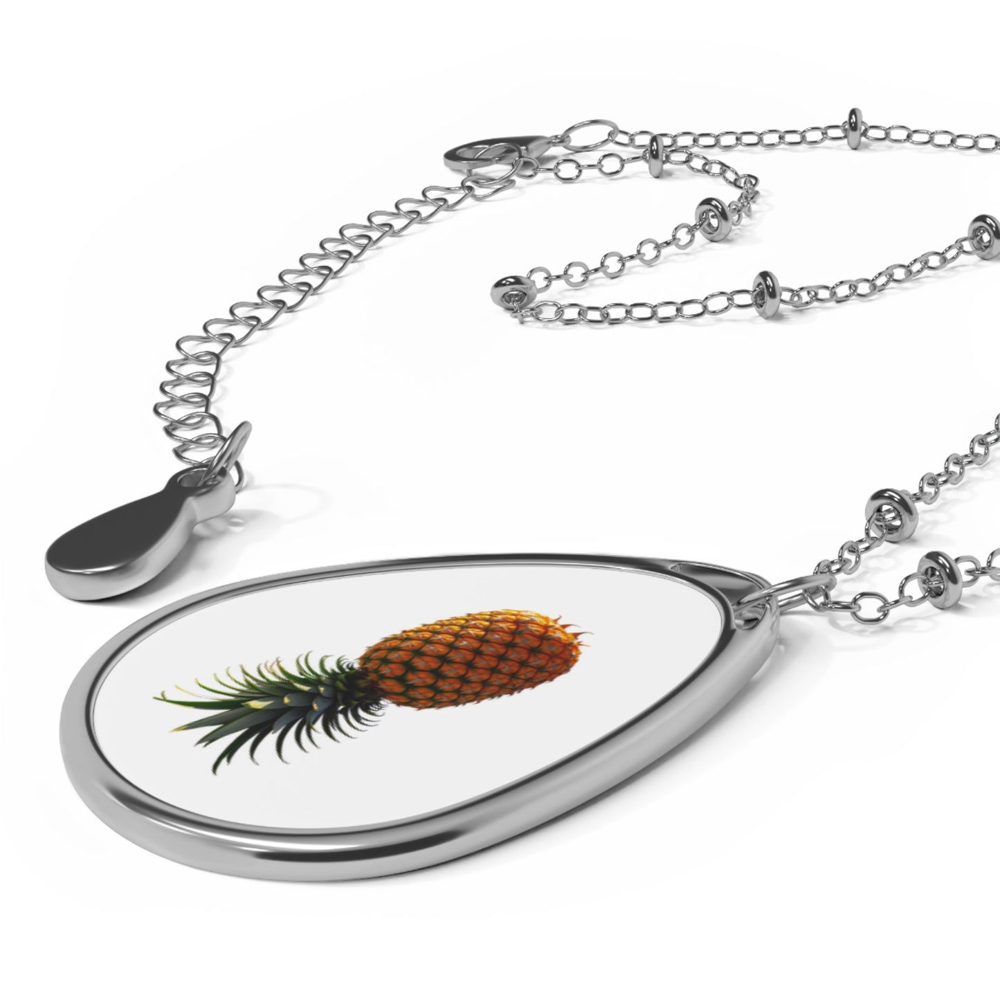 Pineapple Oval Necklace