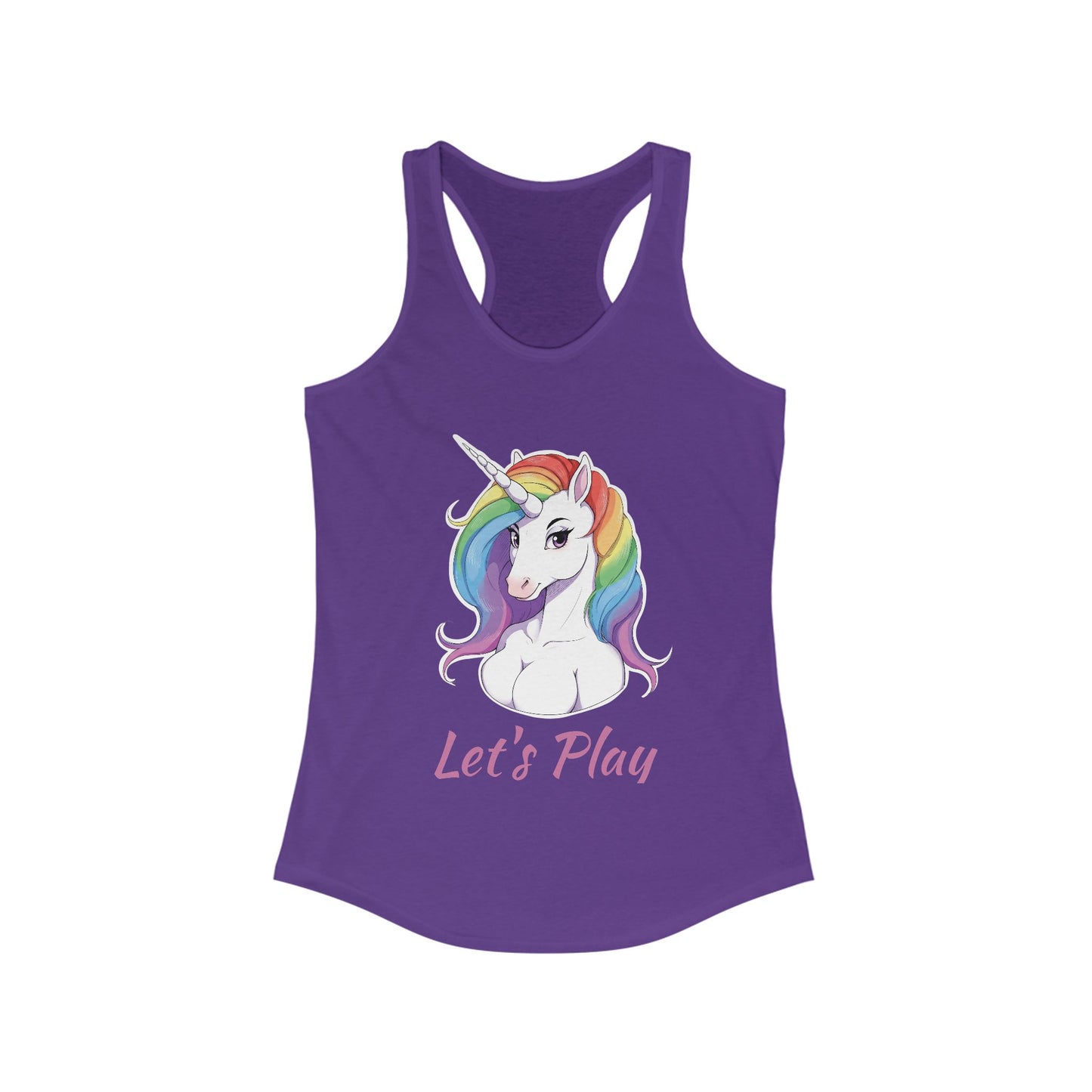 Unicorn Playful Women's Racerback Tank