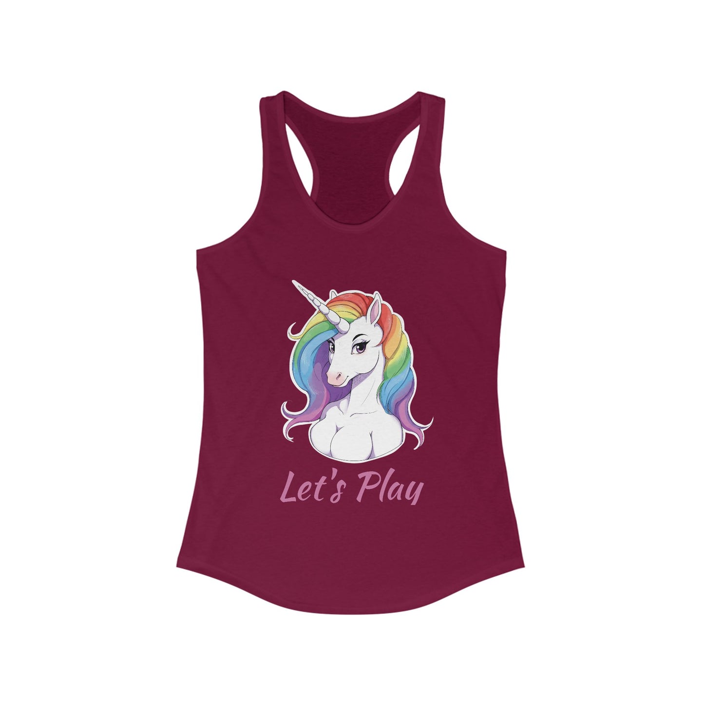 Unicorn Playful Women's Racerback Tank