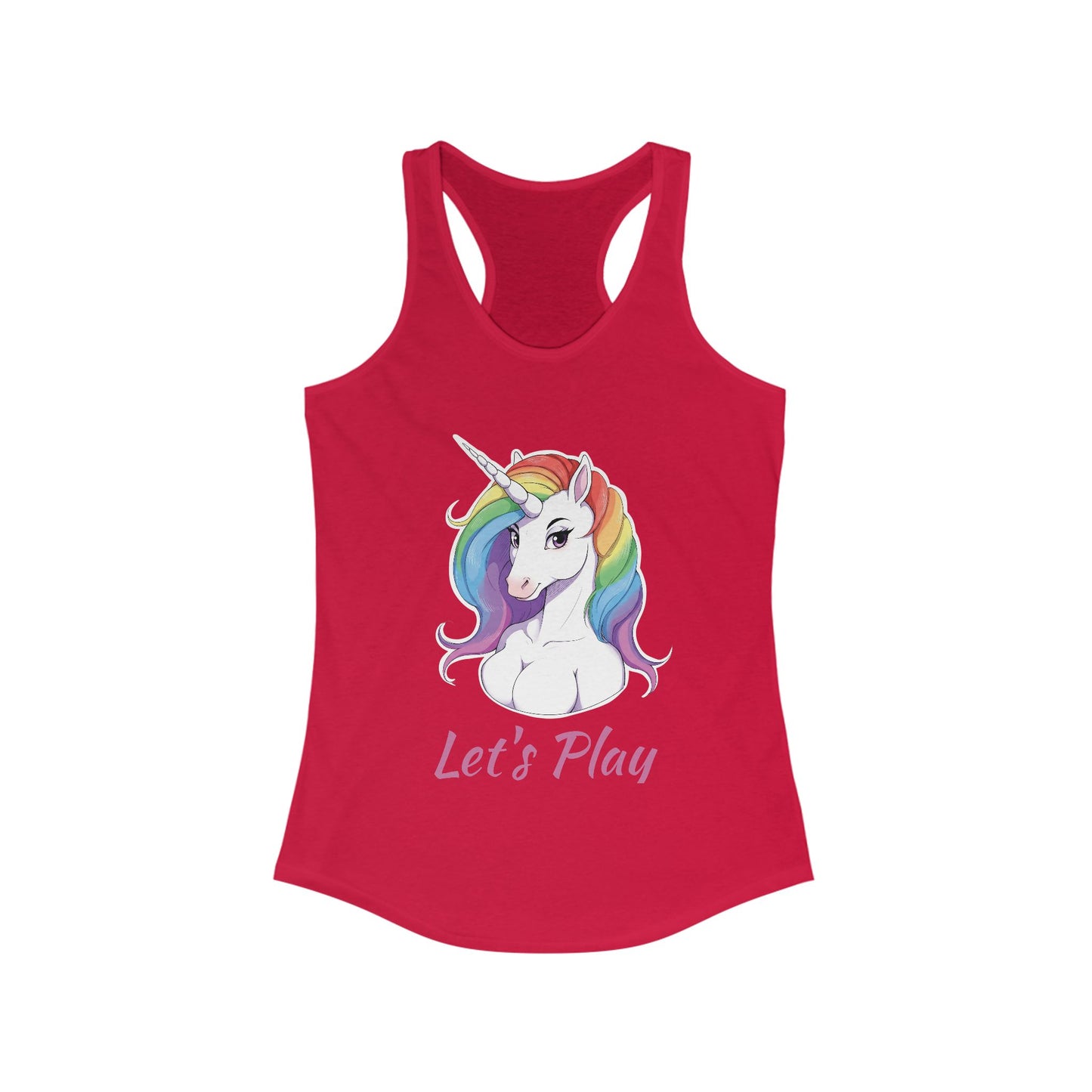 Unicorn Playful Women's Racerback Tank
