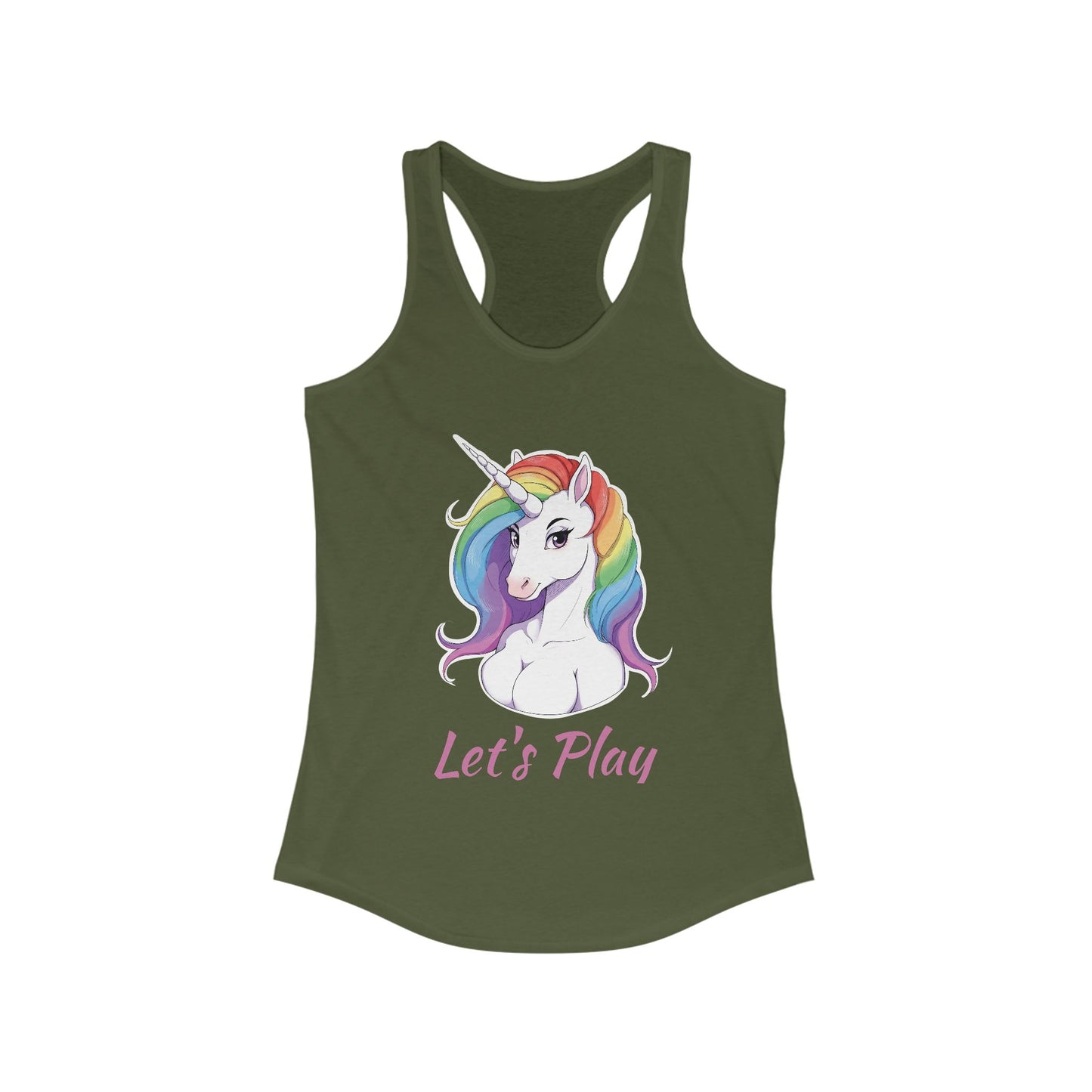 Unicorn Playful Women's Racerback Tank