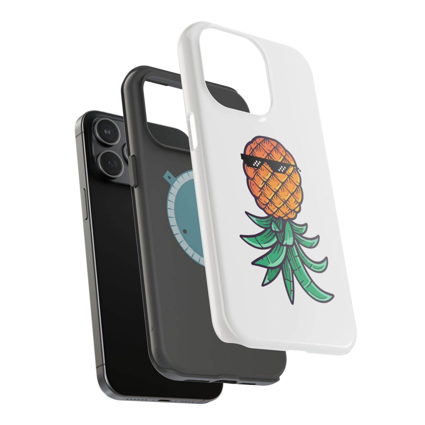 Thug Pineapple Magnetic Tough Case - Stylish Phone Protection for Summer Vibes