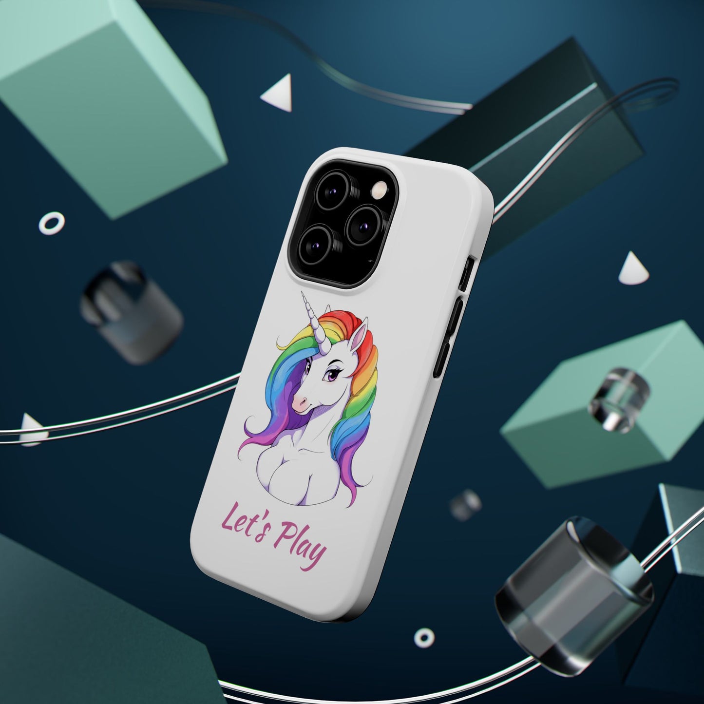 Colorful Unicorn Magnetic Tough Case - Let's Play Design