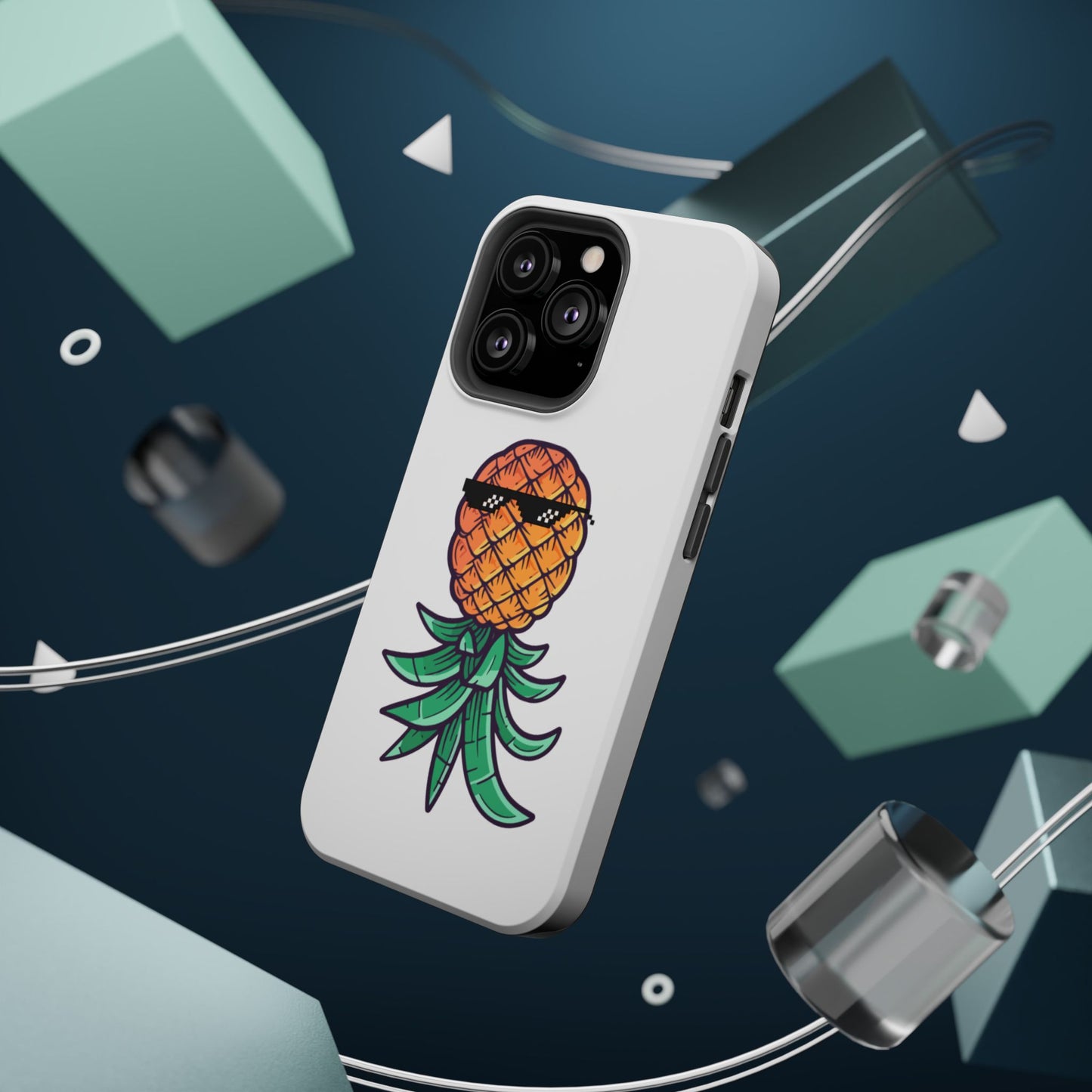 Thug Pineapple Magnetic Tough Case - Stylish Phone Protection for Summer Vibes