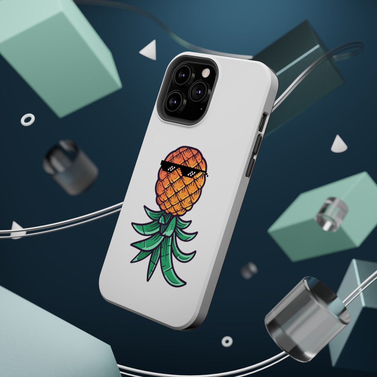 Thug Pineapple Magnetic Tough Case - Stylish Phone Protection for Summer Vibes