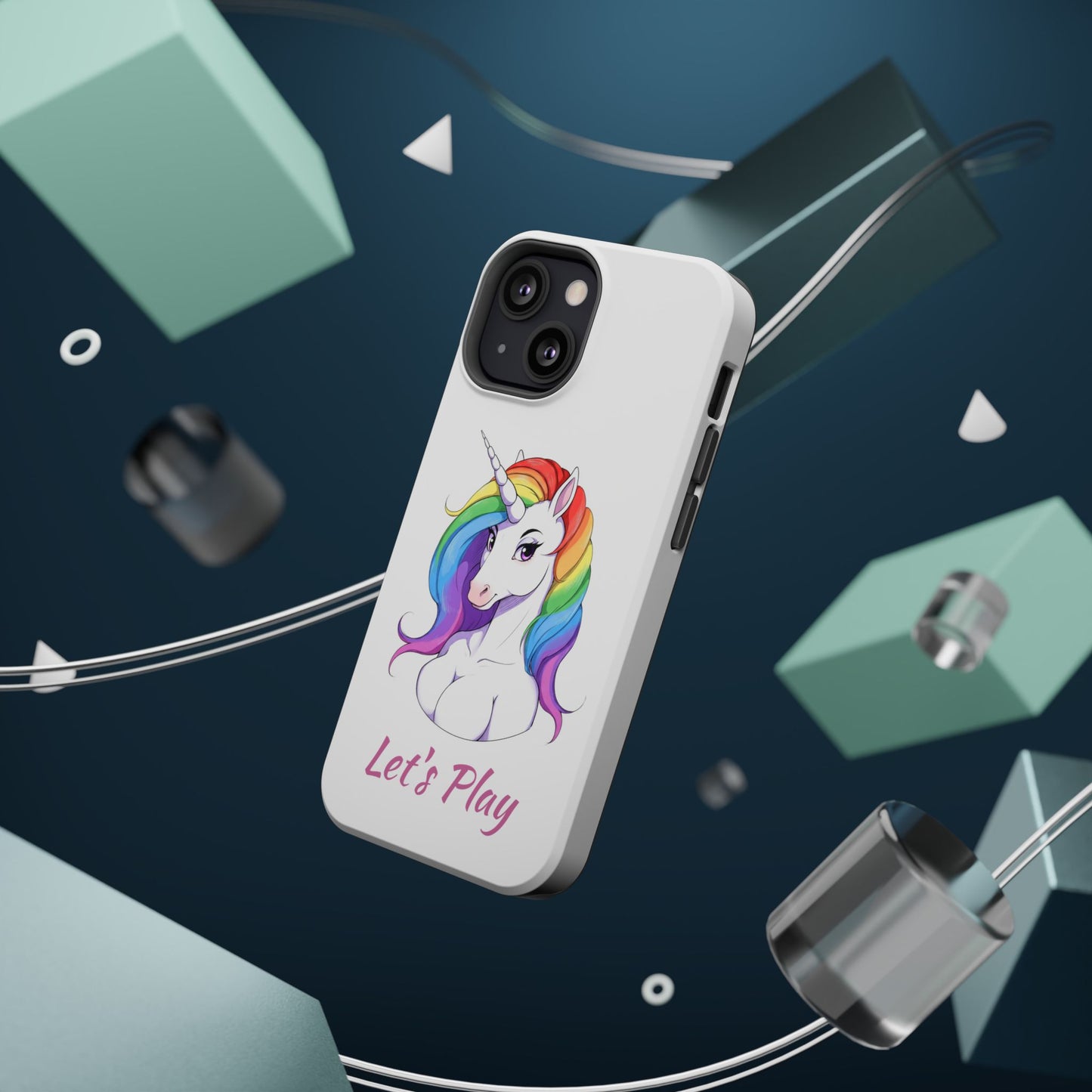 Colorful Unicorn Magnetic Tough Case - Let's Play Design