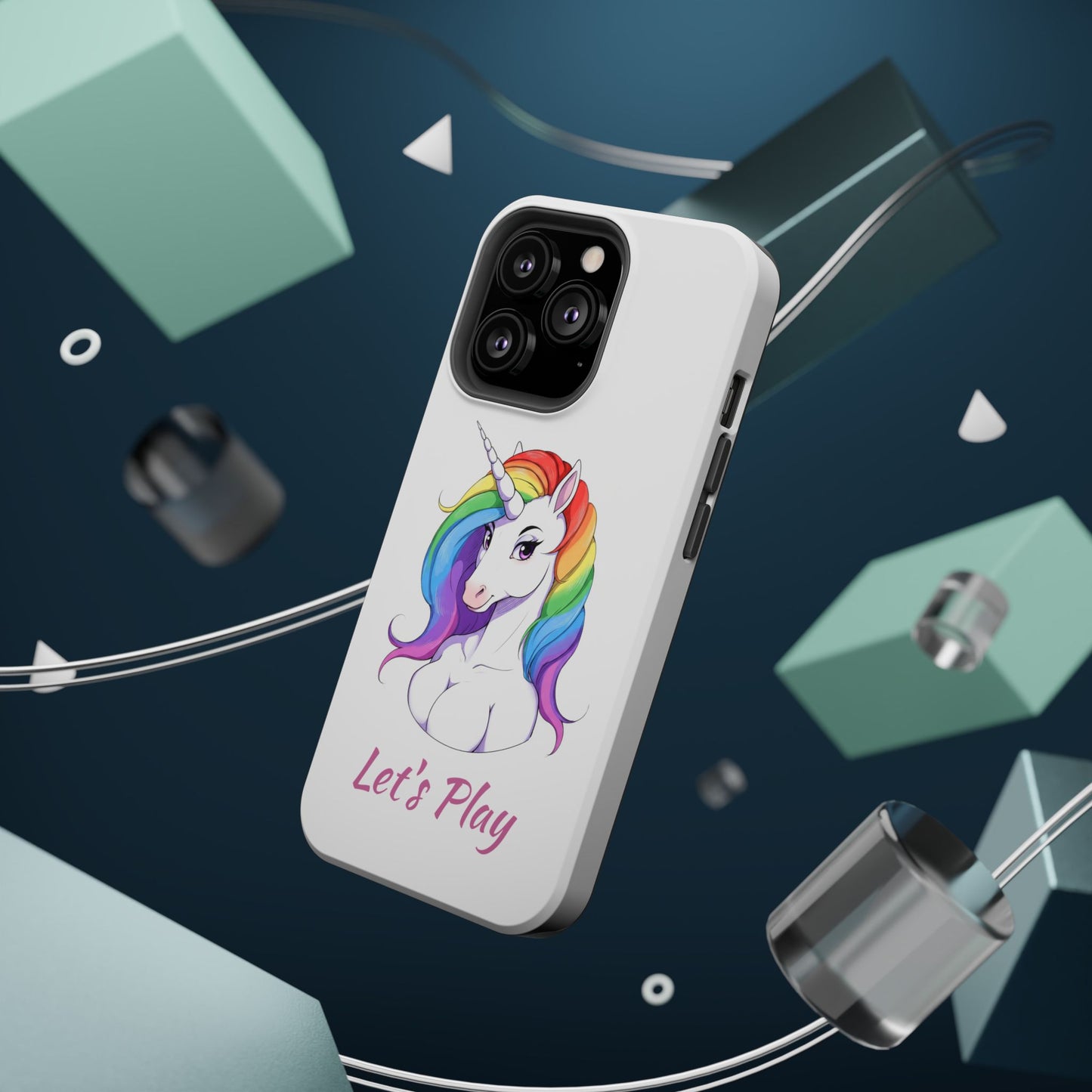 Colorful Unicorn Magnetic Tough Case - Let's Play Design
