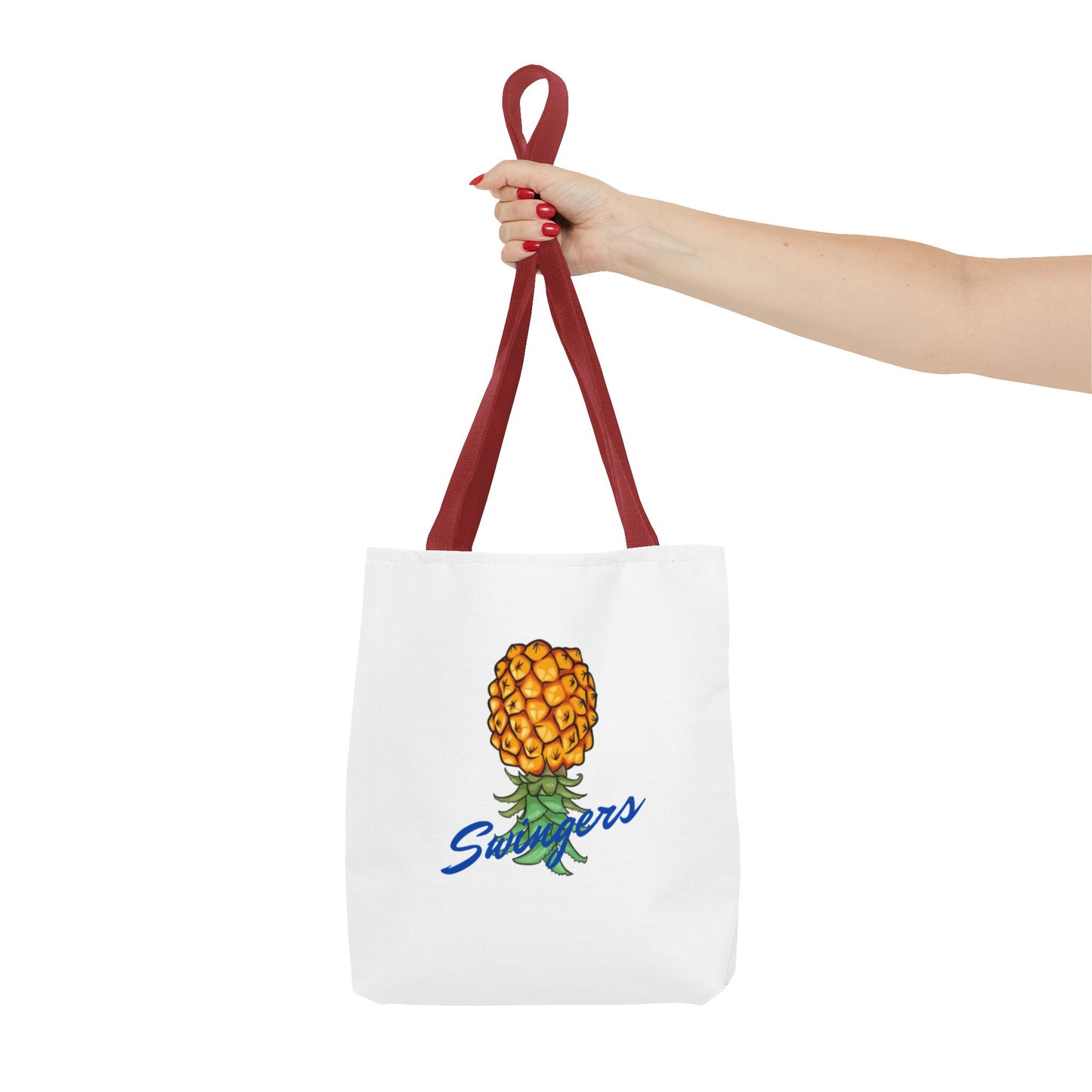 Swingers Pineapple Tote Bag - Fun Beach & Grocery Shopping Bag