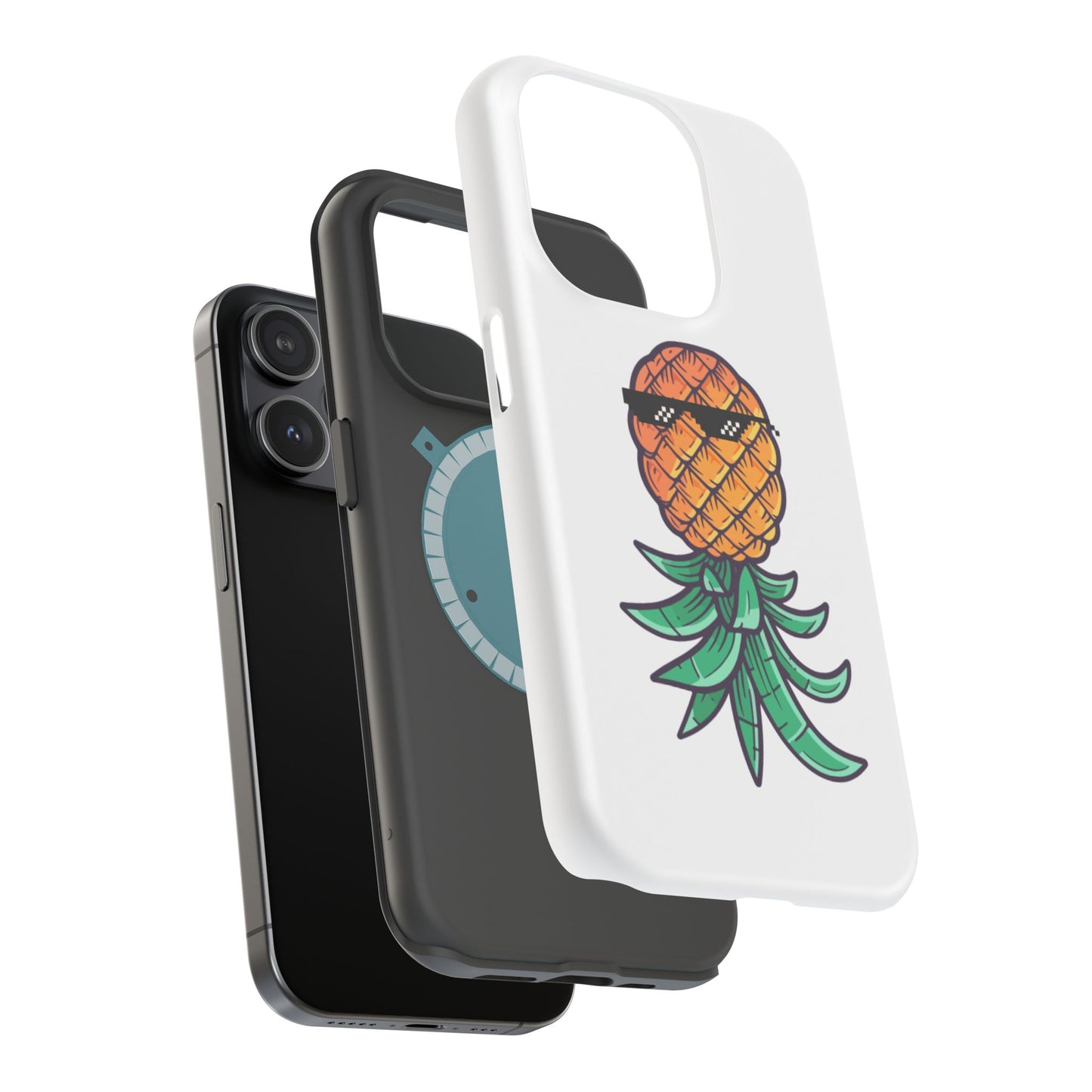 Thug Pineapple Magnetic Tough Case - Stylish Phone Protection for Summer Vibes