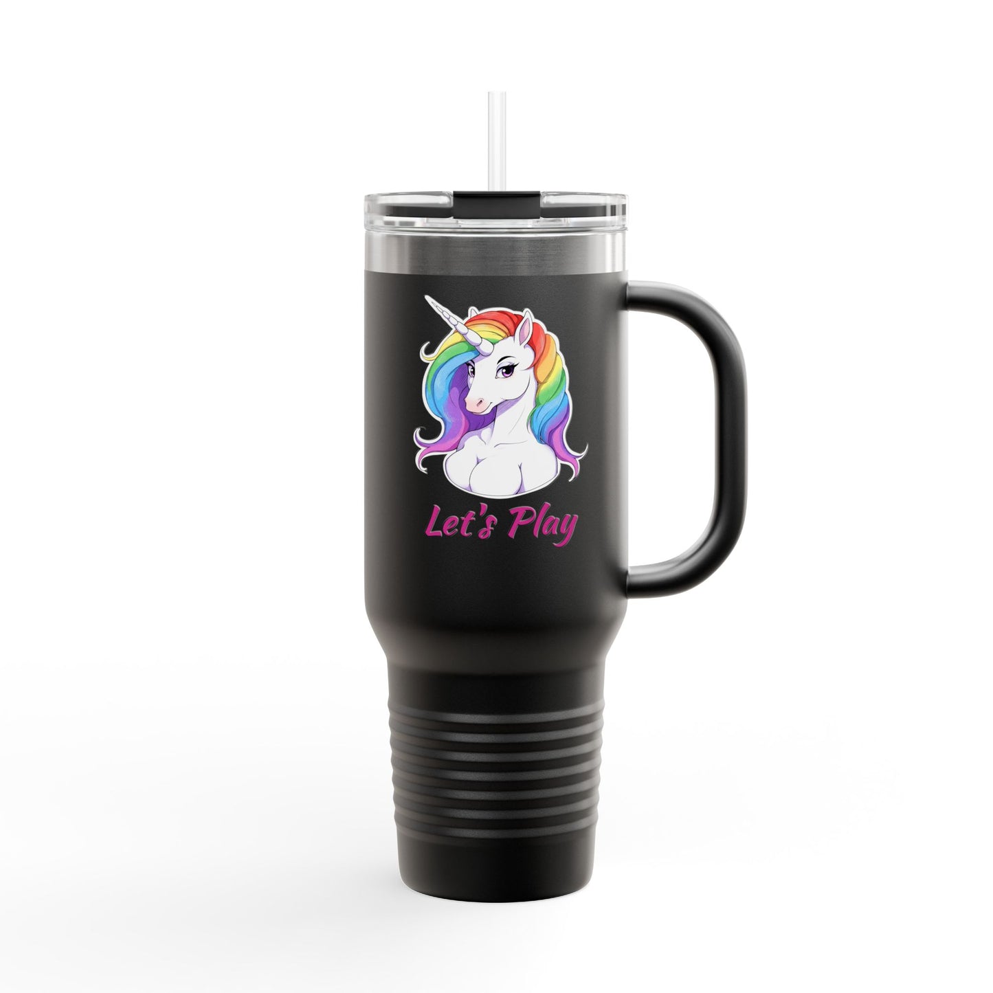 Let's Play Unicorn Insulated Travel Mug, 40oz