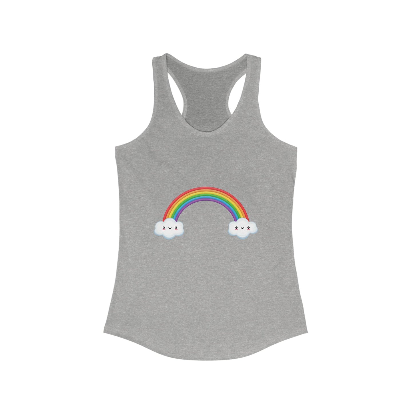 Happy Rainbow Women's Ideal Racerback Tank
