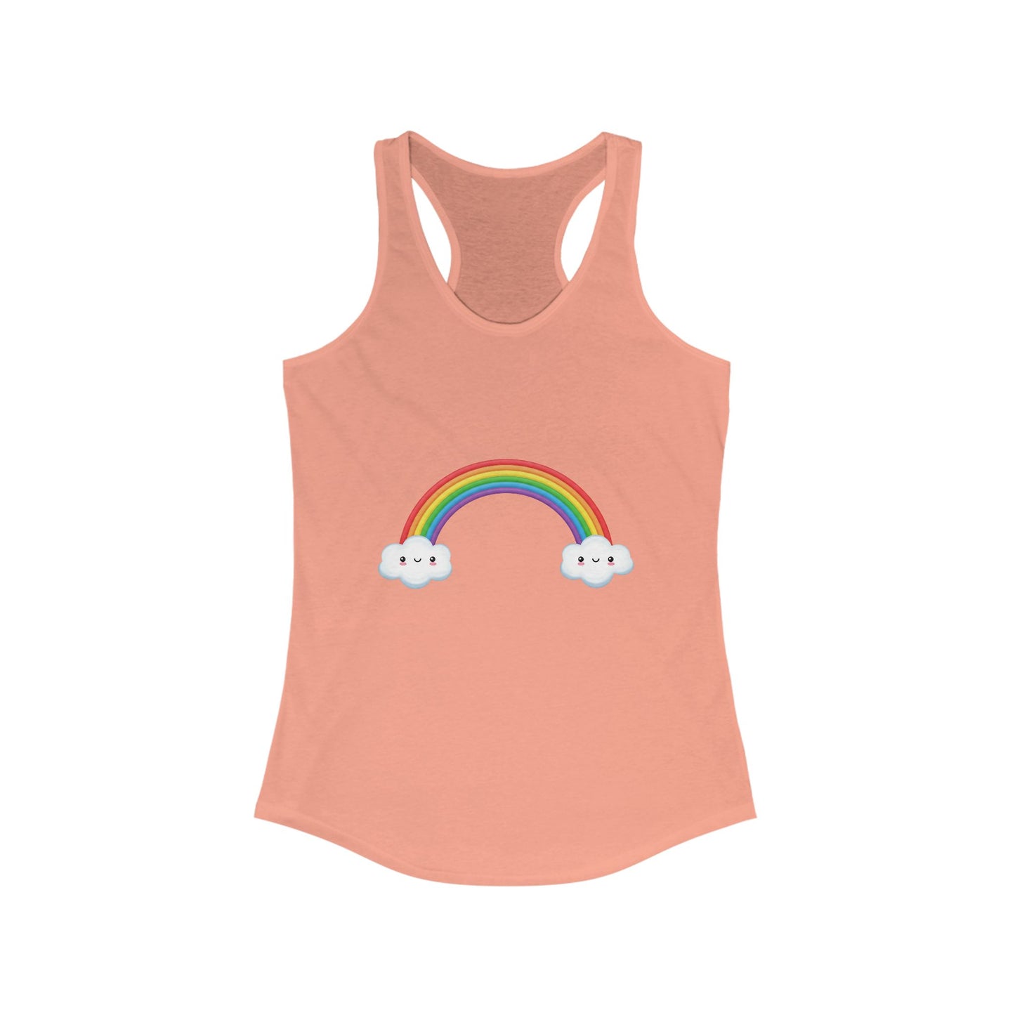 Happy Rainbow Women's Ideal Racerback Tank