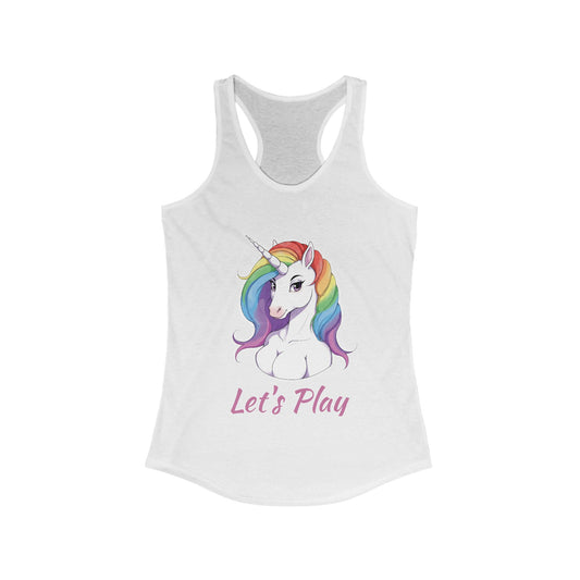 Unicorn Playful Women's Racerback Tank