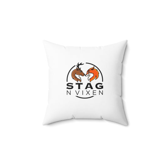 Stag n' Vixen Spun Polyester Square Pillow