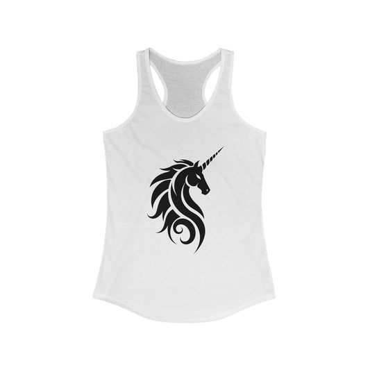 Back Unicorn Women's Ideal Racerback Tank